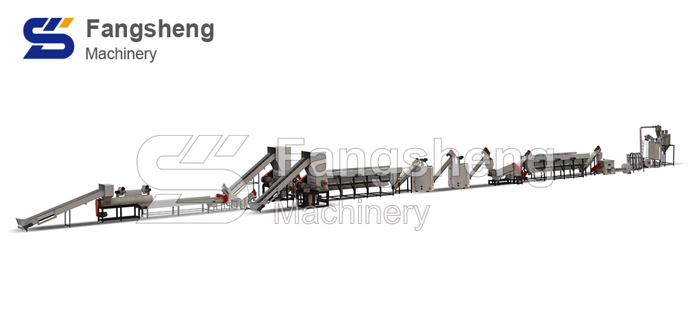 PET Bottle Recycling Washing Line