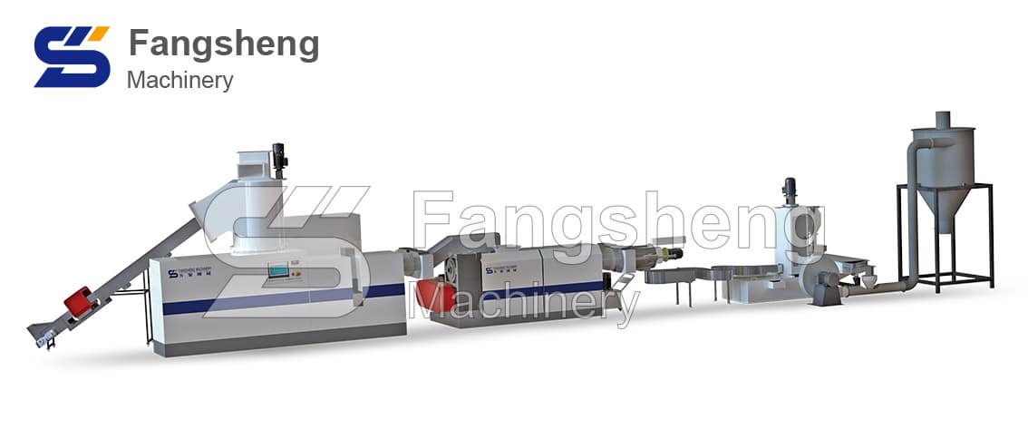 Double Stage Compactor Pelletizing Machine