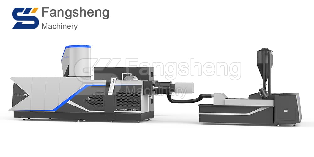 plastic granulating line