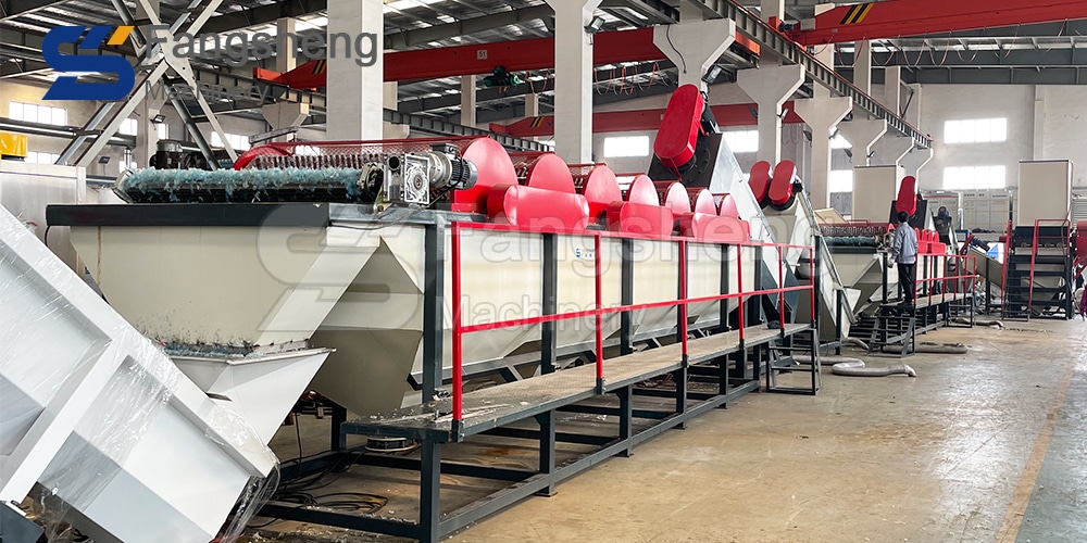 Greenhouse film recycling line-fangsheng