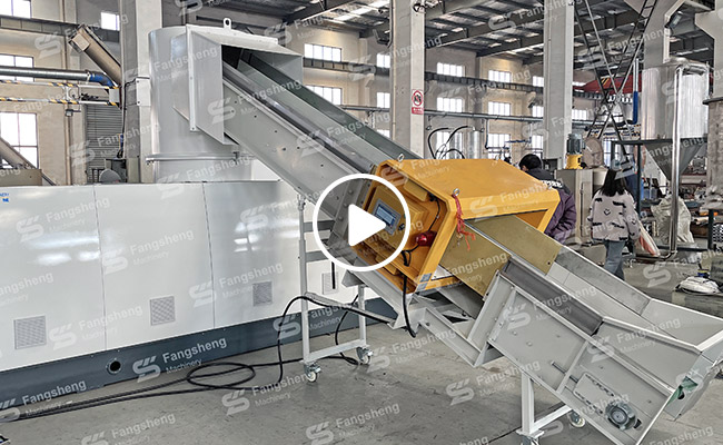 POF Film Pelletizing Machine Video