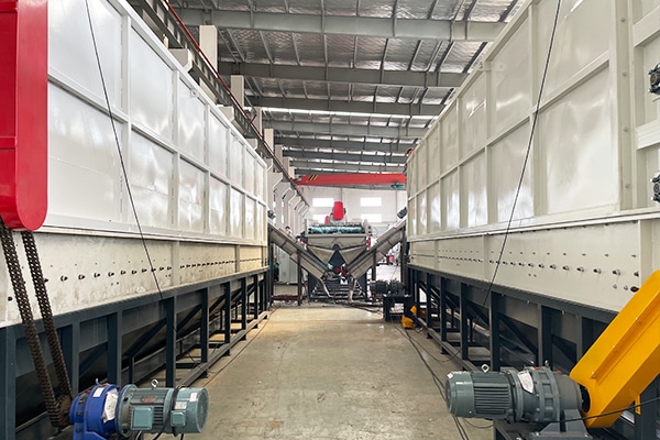 Greenhouse film recycling line